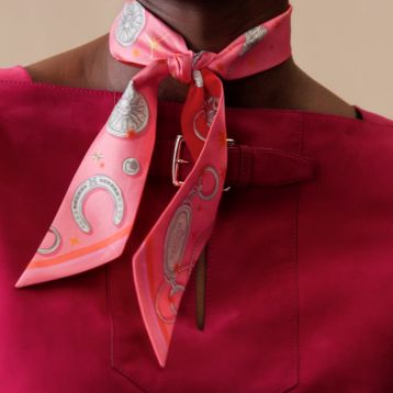 HERMES エルメス ツイリーポワントスカーフ TWILLY 853954S